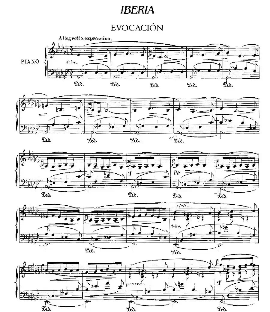 伊贝利亚组曲：EVOCACION