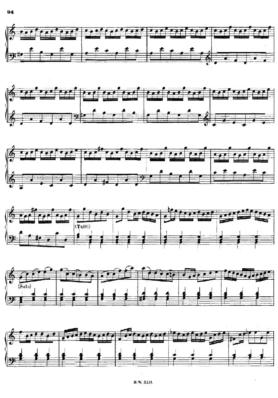 16 Concertos BWV 972-987（十六首为独奏古钢琴而作的协奏曲）（P31——40）