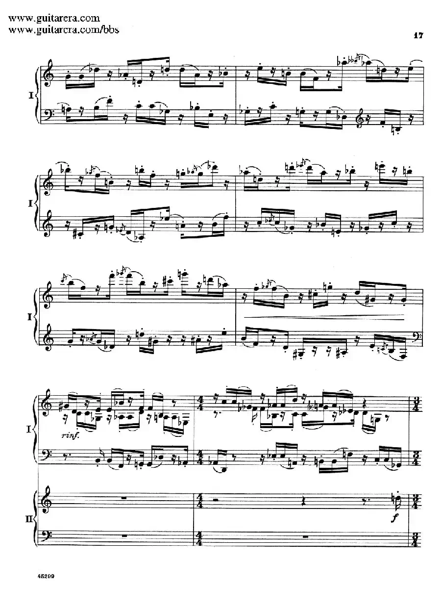 Piano Concerto Op.38（钢琴协奏曲·双钢琴·第一乐章）
