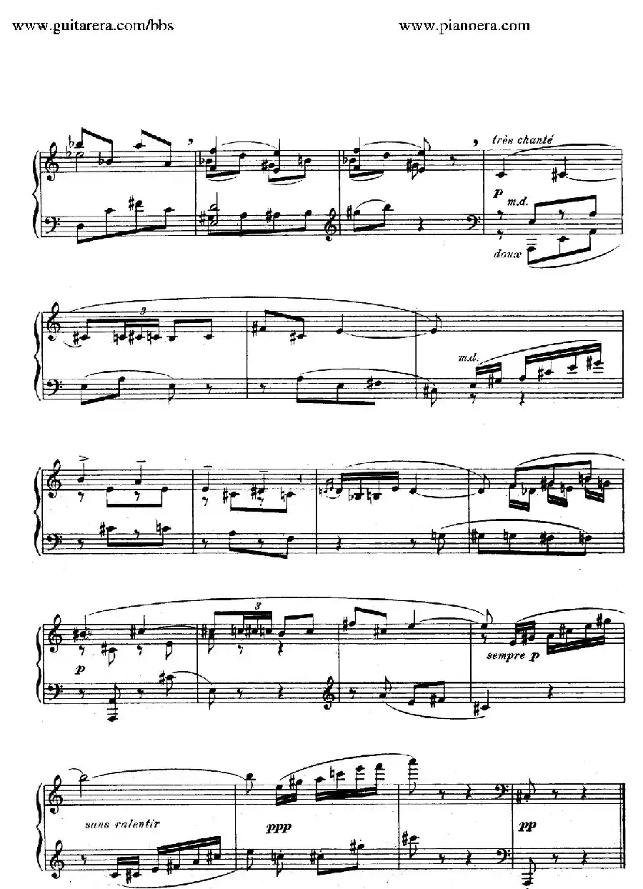 15 Improvisations（15首即兴曲·Ⅷ）