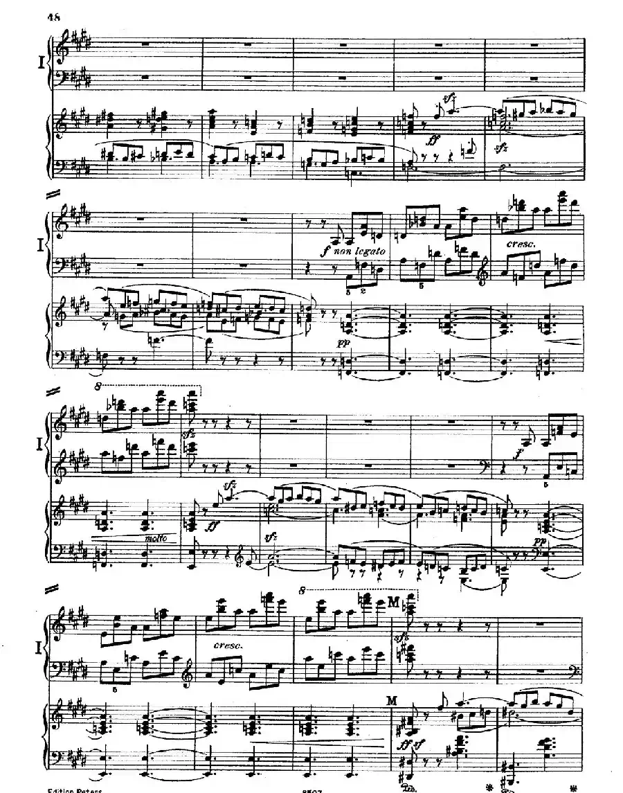 Piano Concerto in E Major Op.59（E大调钢琴协奏曲·双钢琴·第三乐章）