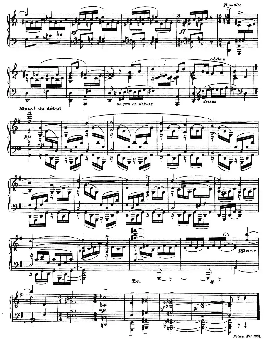 Eight Nocturnes （8首夜曲·Ⅵ）