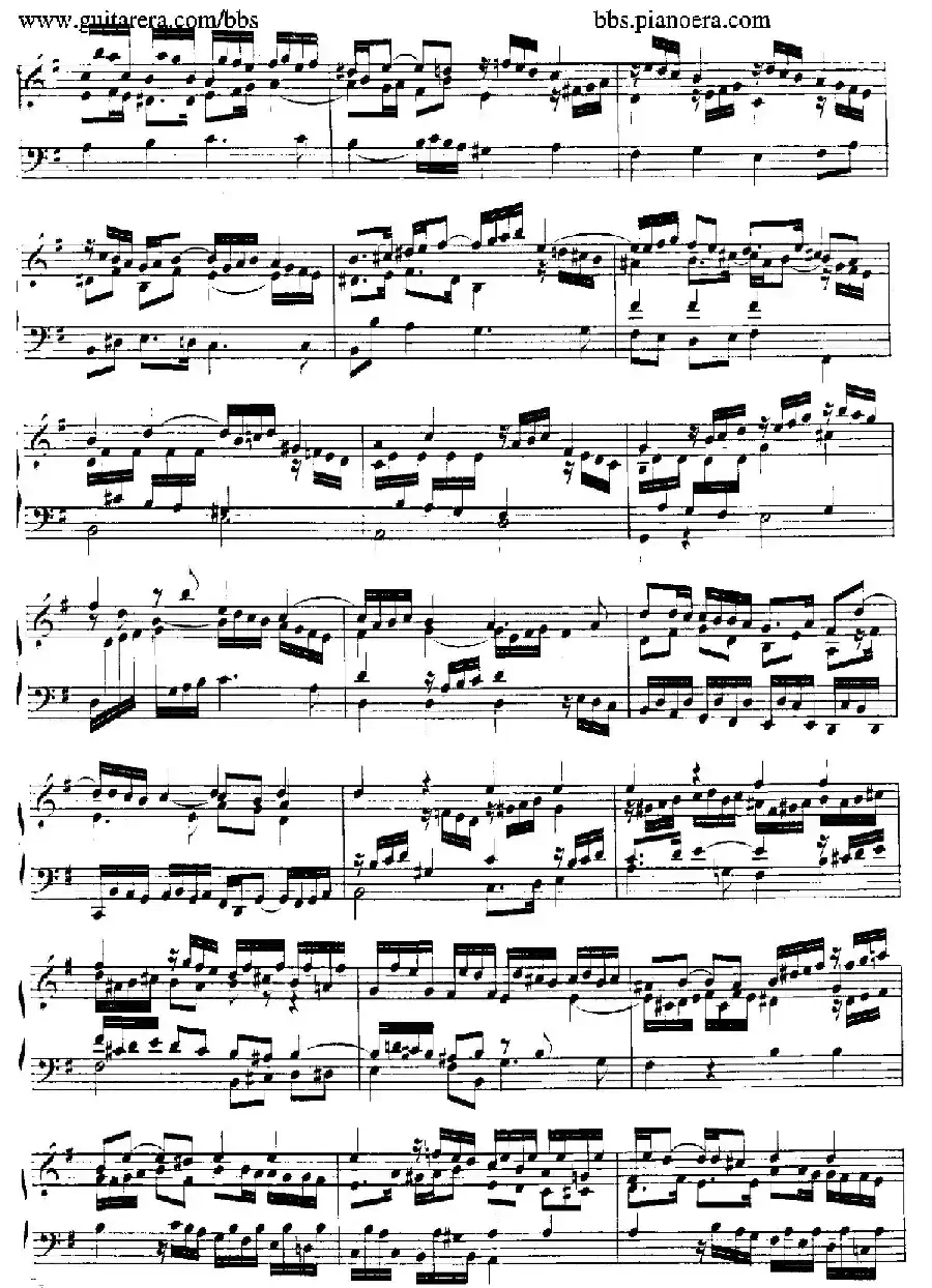 Suite No.4 in e Minor HWV 429（e小调第四组曲）