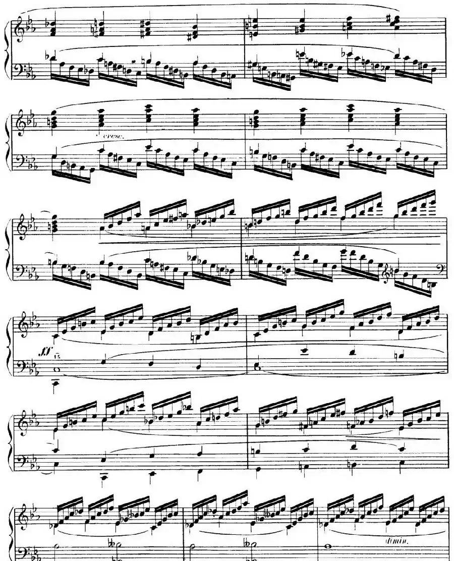 15 Etudes de Virtuosité Op.72 No.14（十五首钢琴练习曲之十四）