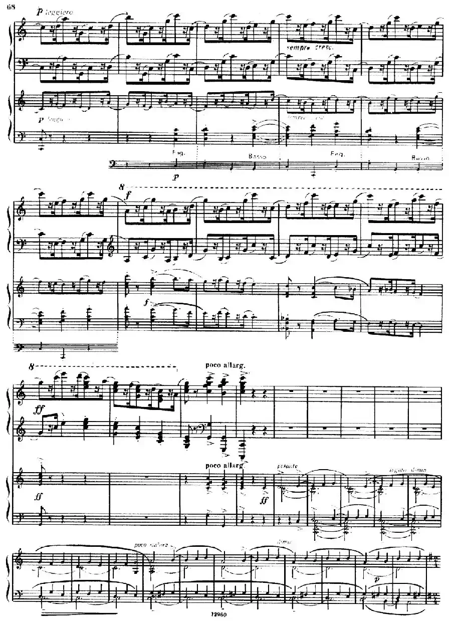 Piano Concerto No.2 in c Minor Op.50（c小调第二钢琴协奏曲·Ⅲ·双钢琴）