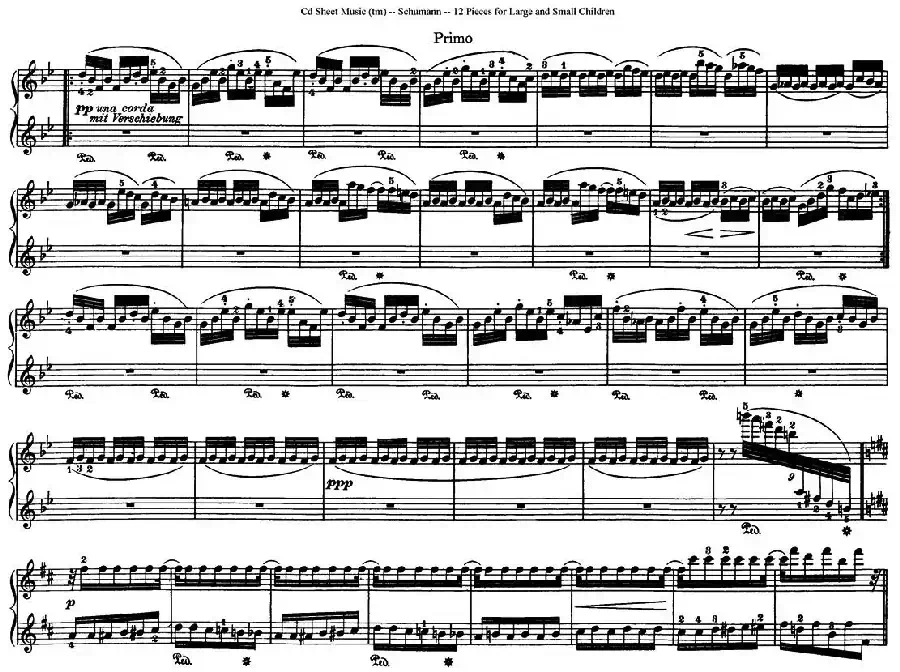12首为孩子们而作的四手联弹曲 Op.85（四手联弹）（9）