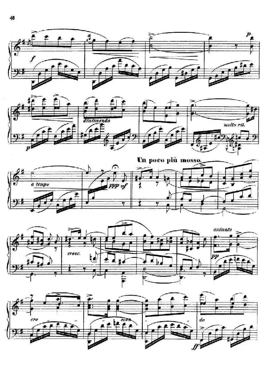 24 Characteristic Pieces Op.36（24首性格小品·10）