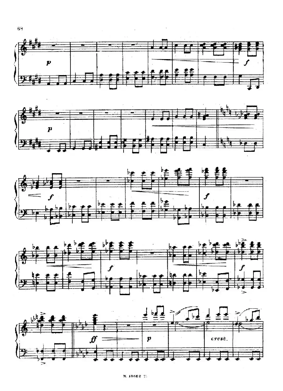 Arabesques Op.4（阿拉伯风格曲）（4）