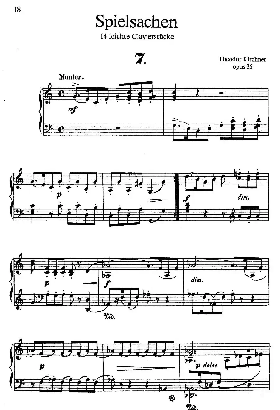 Spielsachen Op.35（玩具·7）