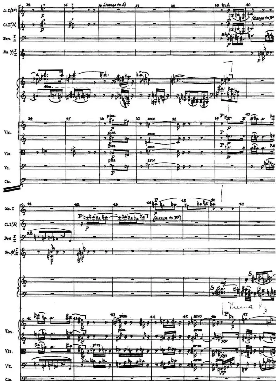 Piano Concerto Op.42（钢琴协奏曲总谱P1-34）
