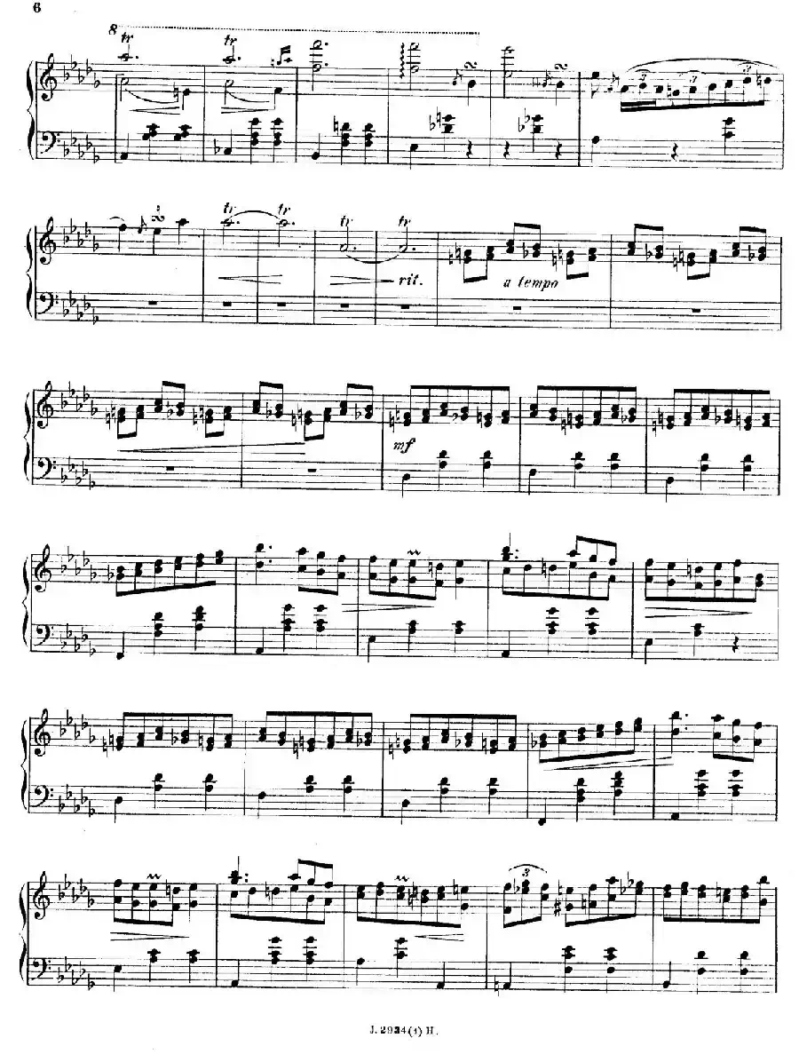 6 Etudes de Concert（6首音乐会练习曲·1）