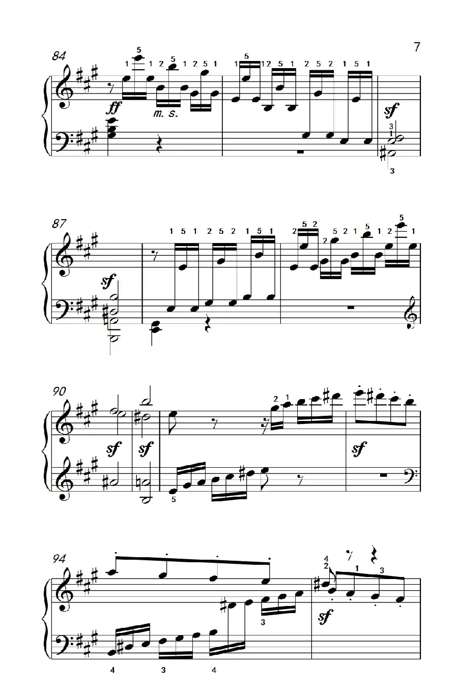 奏鸣曲 Opus 2 Nr.2 第一乐章(贝多芬奏鸣曲集 1)