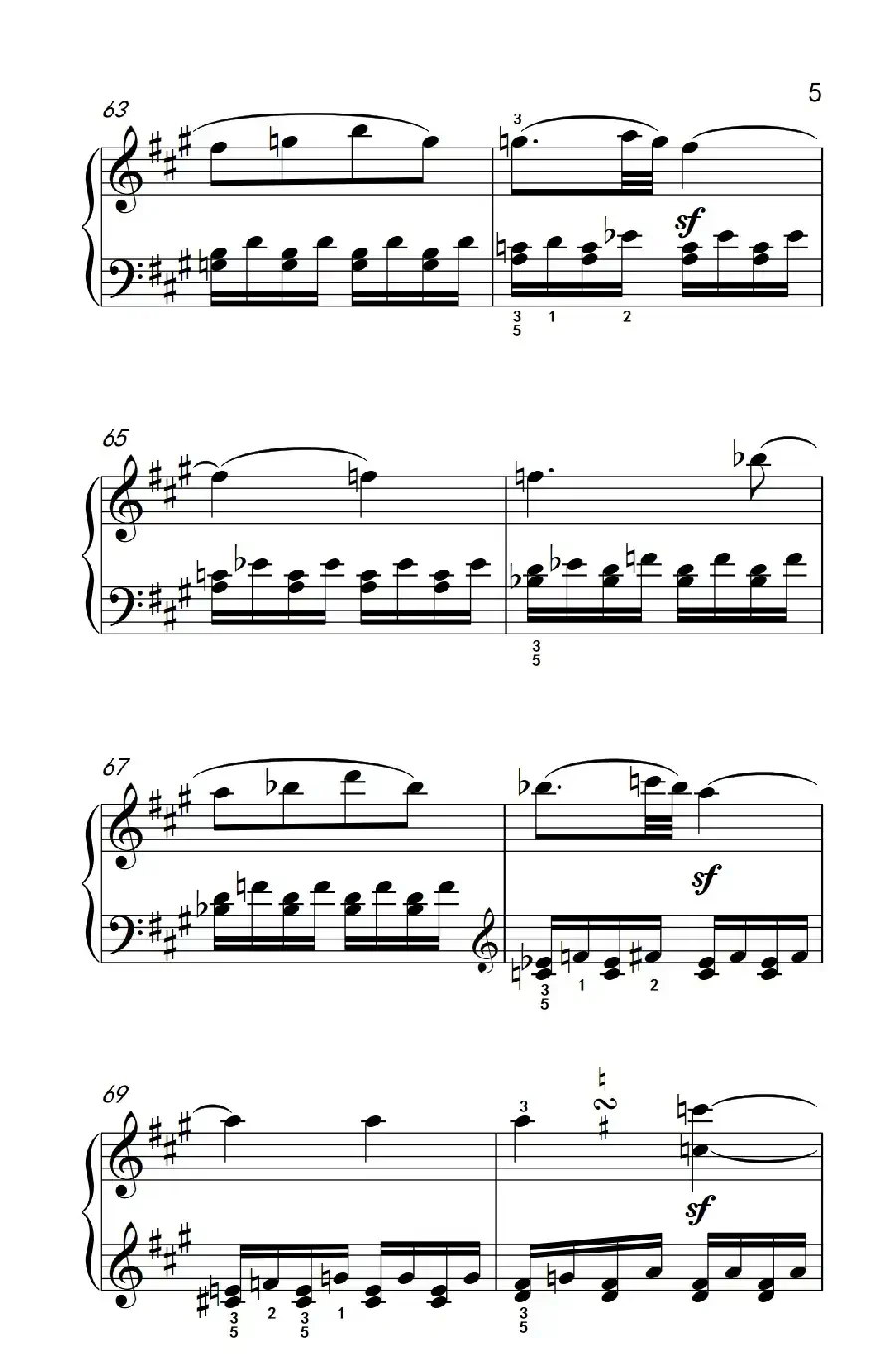 奏鸣曲 Opus 2 Nr.2 第一乐章(贝多芬奏鸣曲集 1)