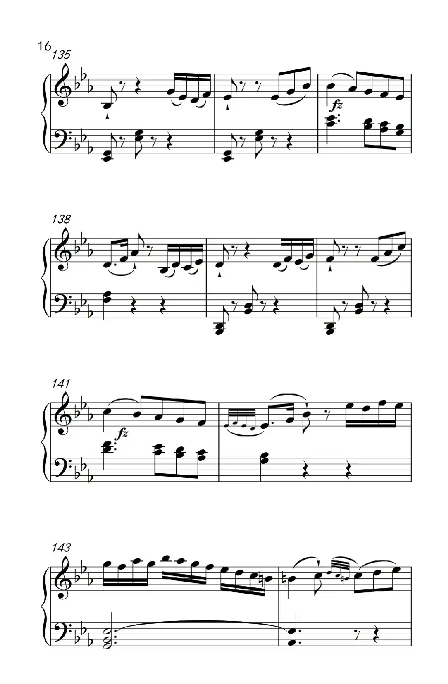 第八级2.♭E大调奏鸣曲 第一乐章 Hob.XVI 49（中央音乐学院 钢琴（业余）考级教程 7-9级）