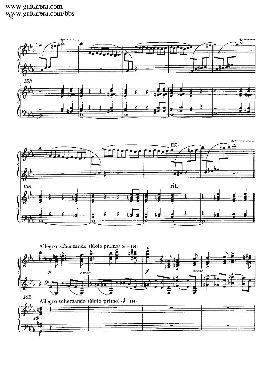 c小调第二钢琴协奏曲 Op.18（双钢琴·第三乐章）
