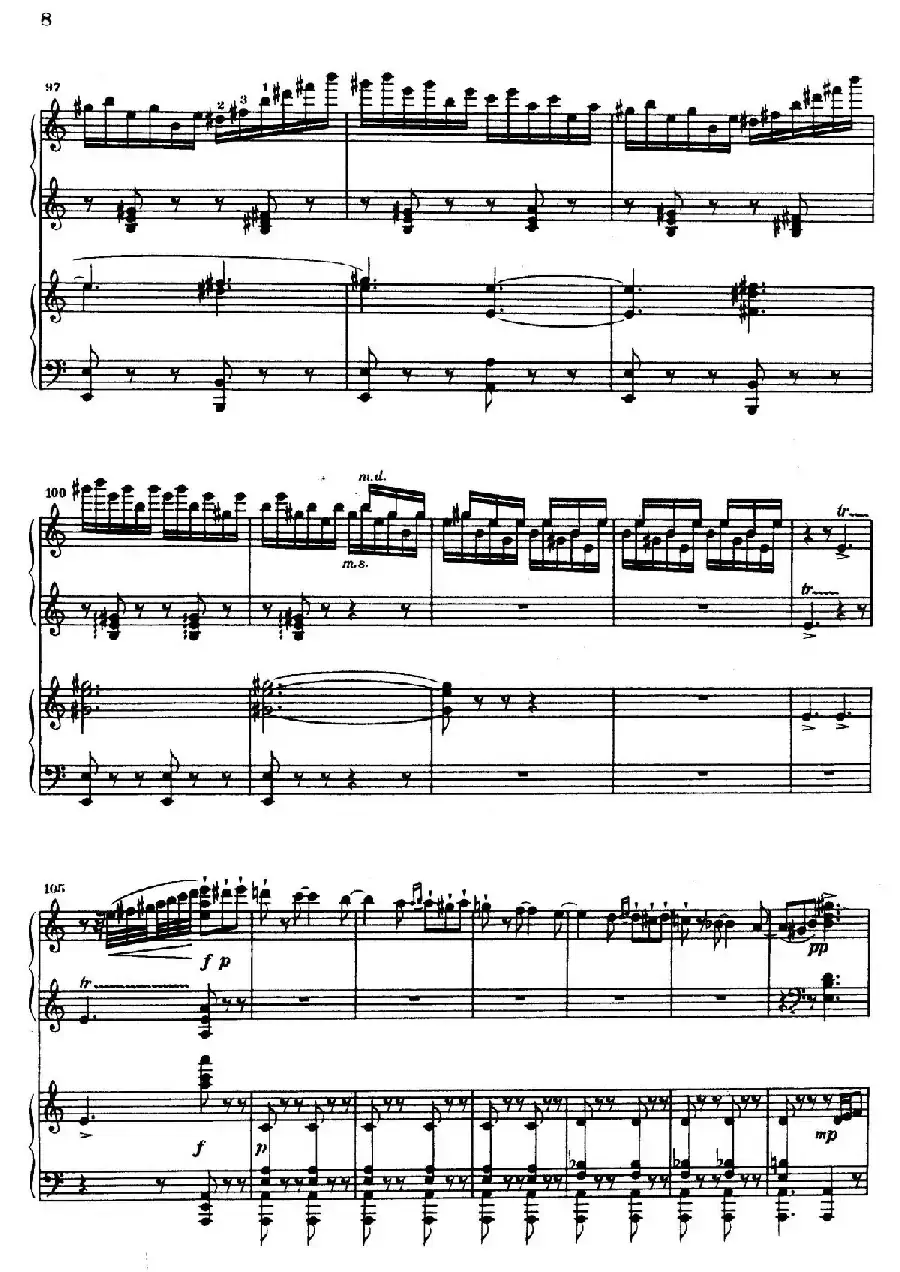 Introduction et Rondo Capriccioso Op.28（引子与随想回旋曲·双钢琴）