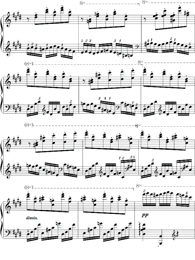 练习曲op.73 no.1