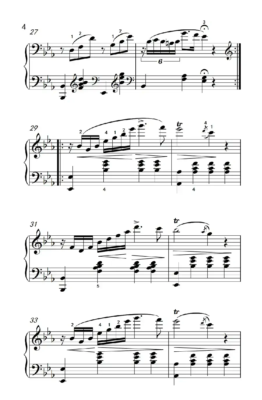 少女的祈祷（老年大学 钢琴教程 3）