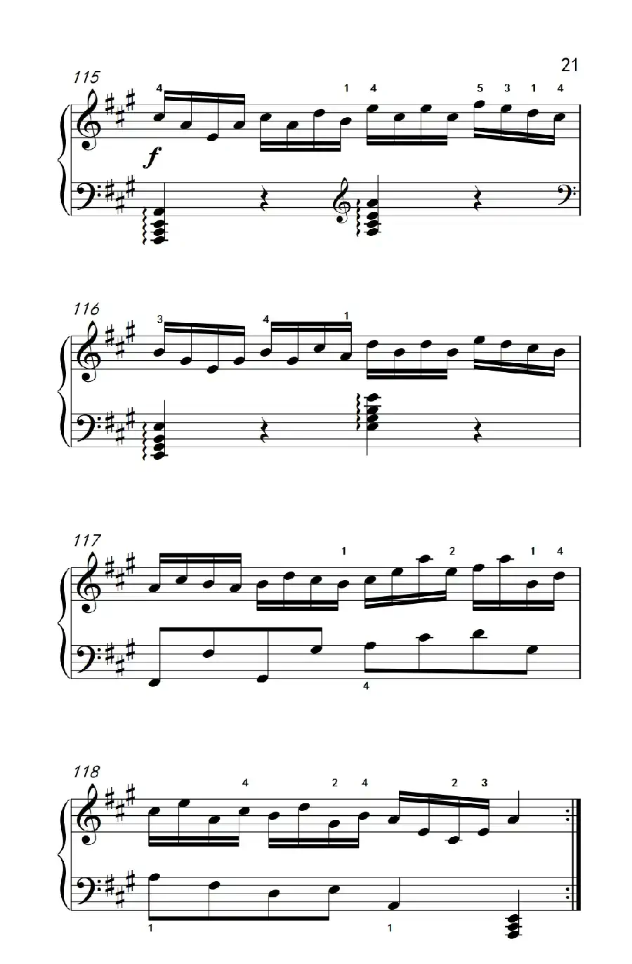 A大调钢琴奏鸣曲 优雅的行板