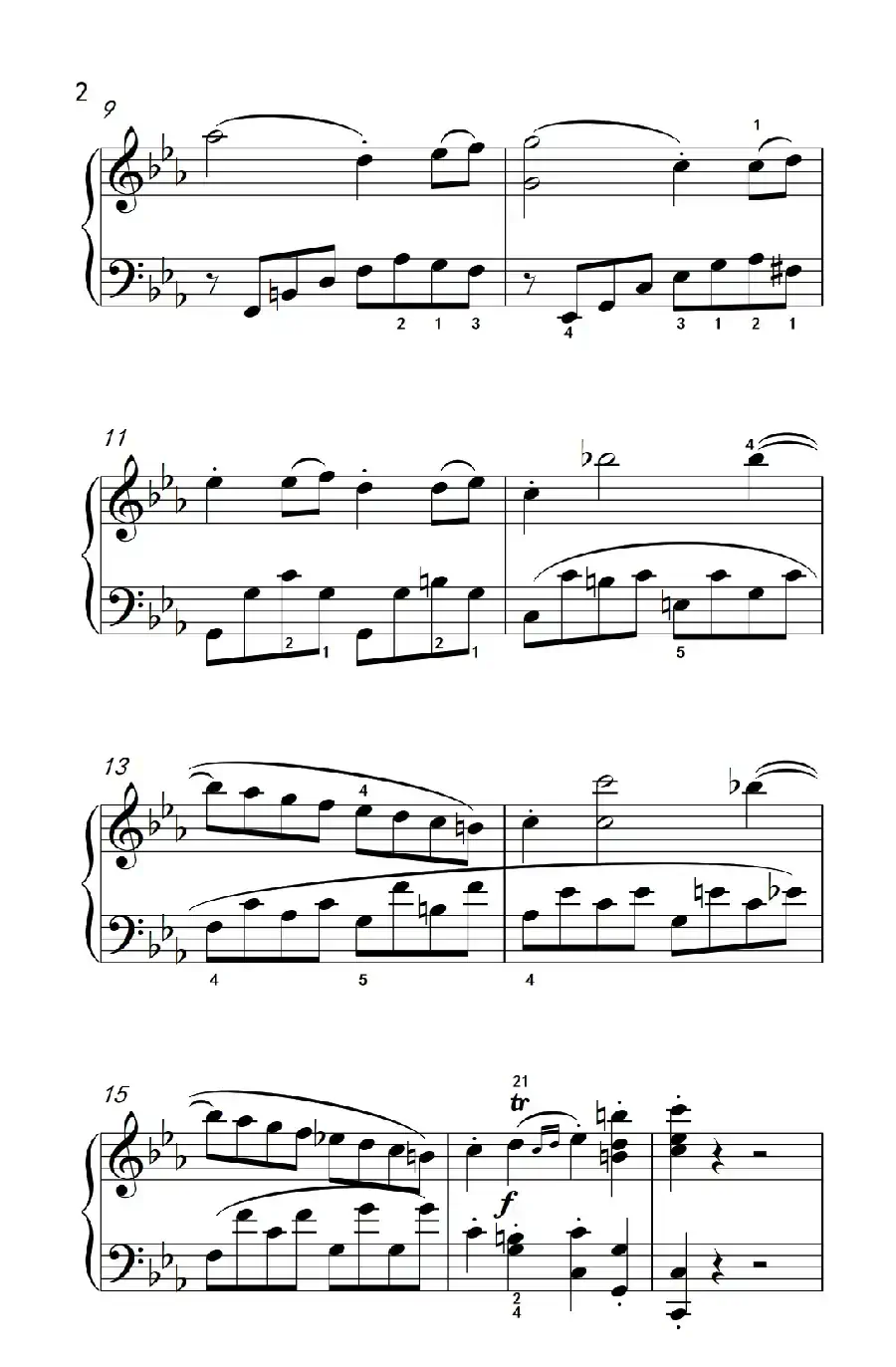 第八钢琴奏鸣曲（悲怆） 快板的回旋曲