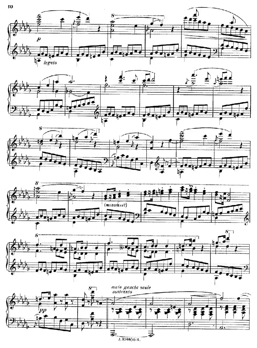 6 Etudes de Concert（6首音乐会练习曲·2）