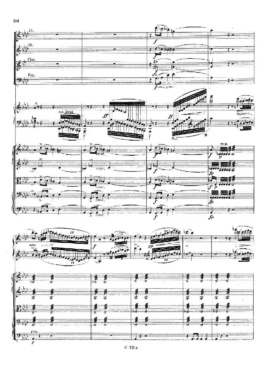 Piano Concerto No.2 in f Minor Op.21（f小调第二钢琴协奏曲·总谱）