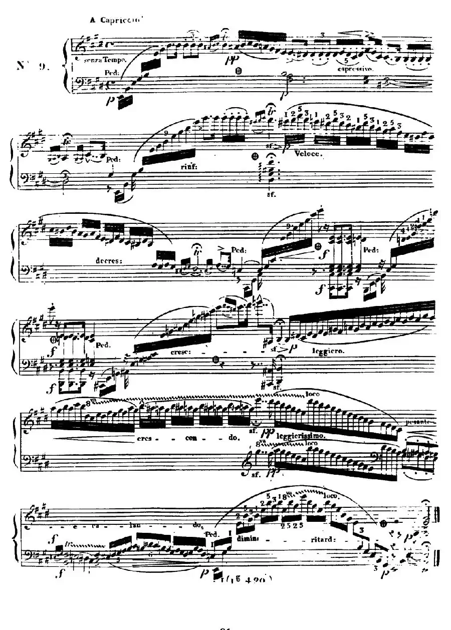 24 Exercices et Preludes Op.21（24首前奏练习曲·9）