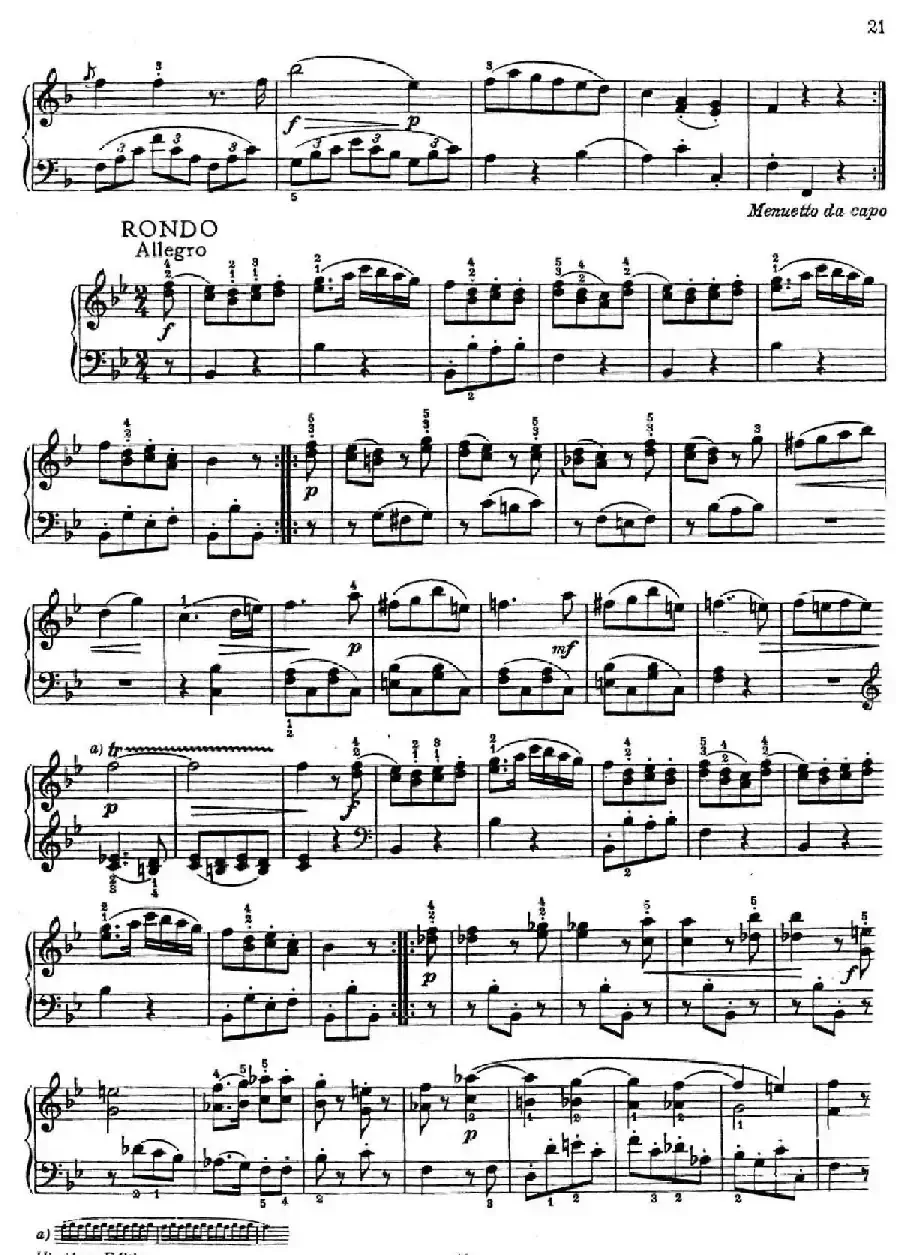 6 Viennese Sonatinas K.439b（6首维也纳小奏鸣曲·Ⅳ）