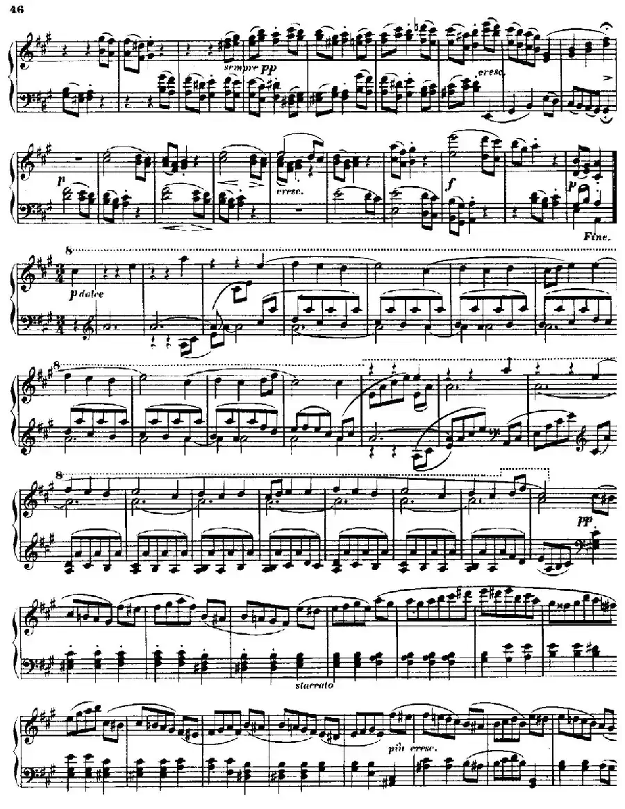 String Quartet No.15 in a Minor Op.132（a小调第十五弦乐四重奏·钢琴独奏版）