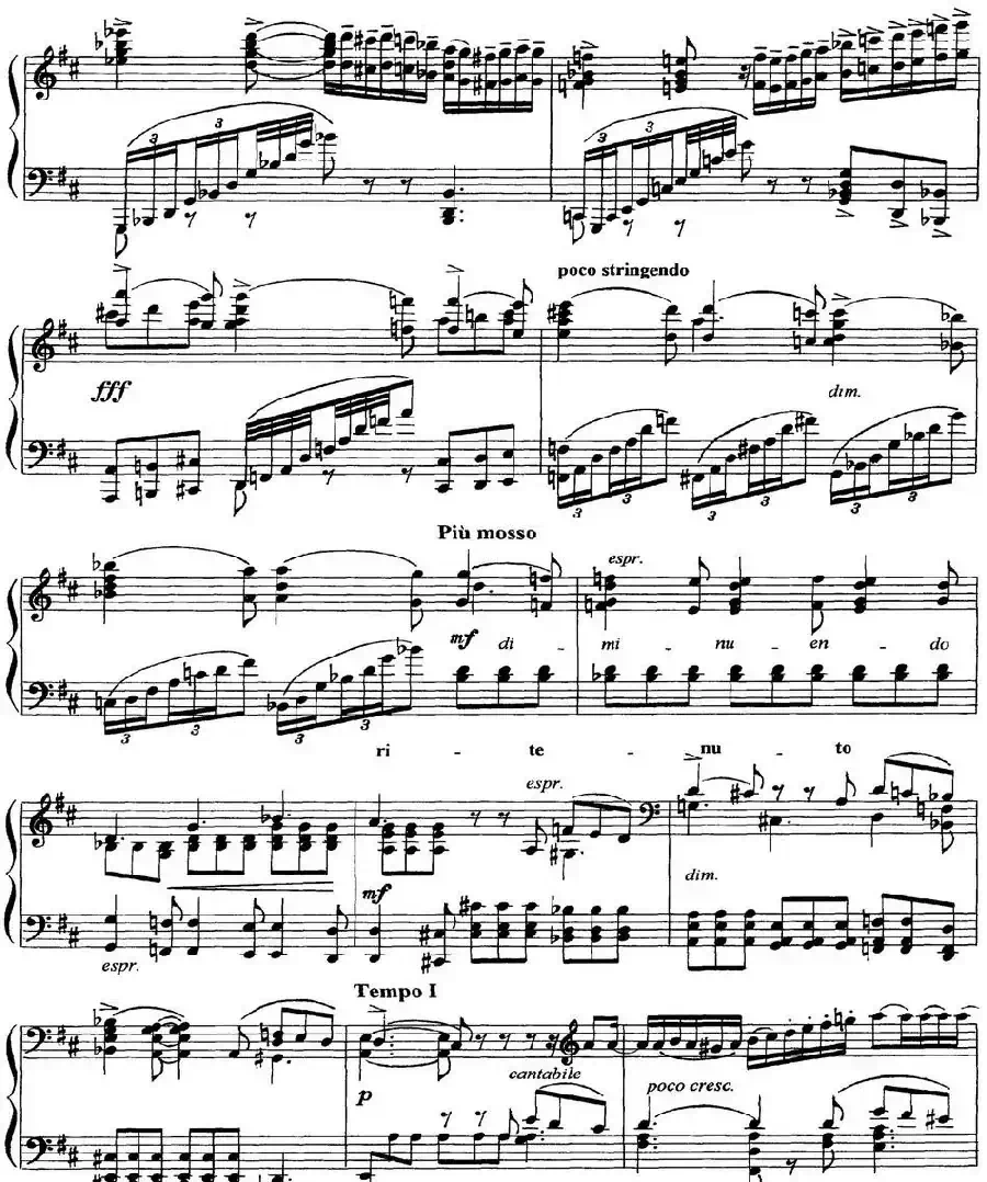 柴可夫斯基18首钢琴小品Op.72（5.Meditation）