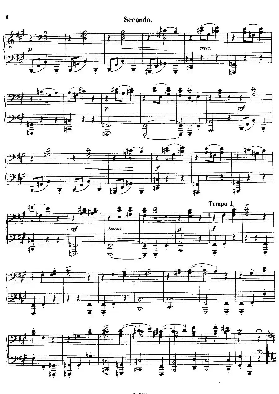 Walzer Op.3 - 4 hands（圆舞曲·四手联弹）