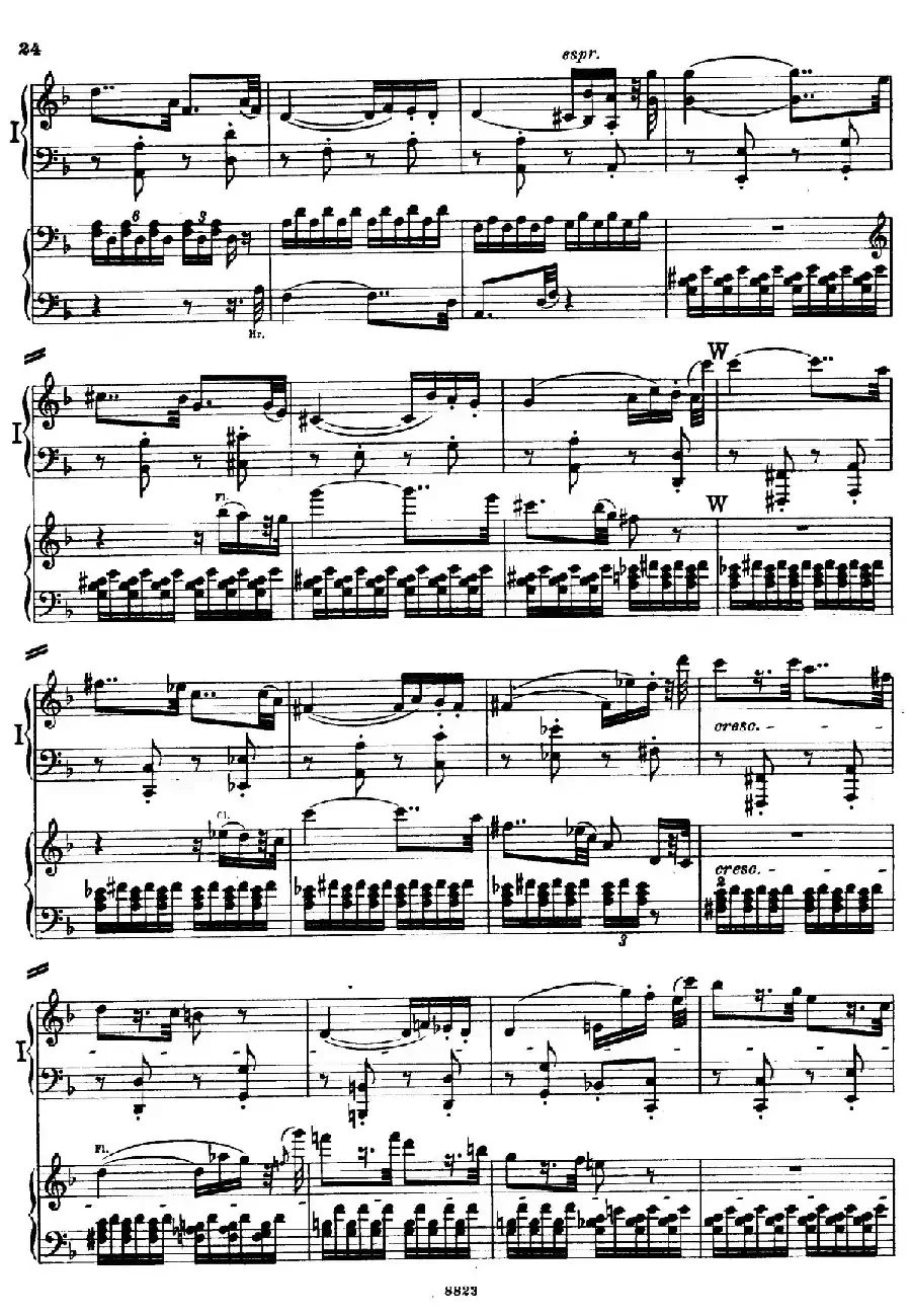 d小调第九交响曲 Op.125（双钢琴P23——32）