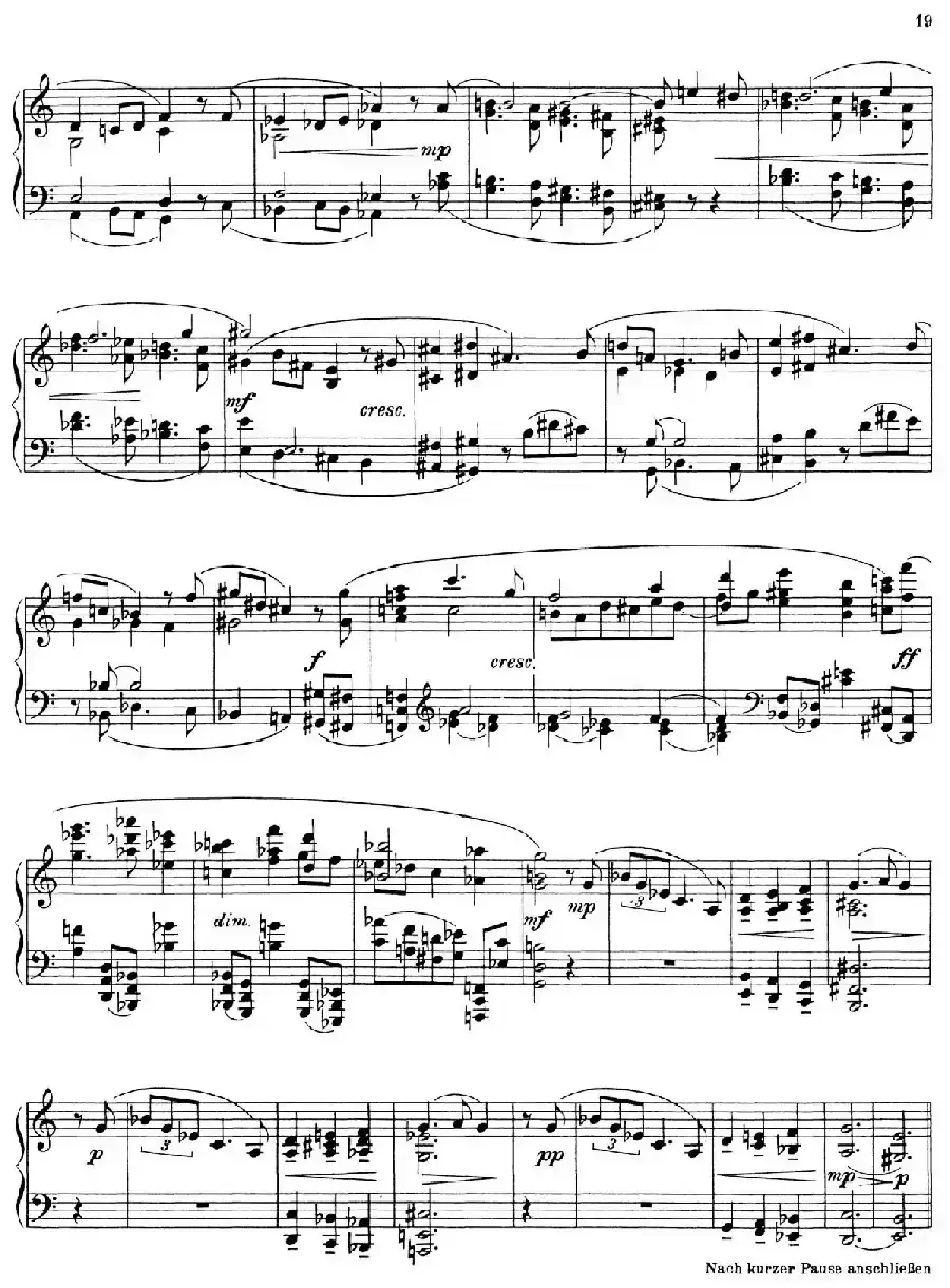 Piano Sonata No.1（第一钢琴奏鸣曲·Ⅳ）