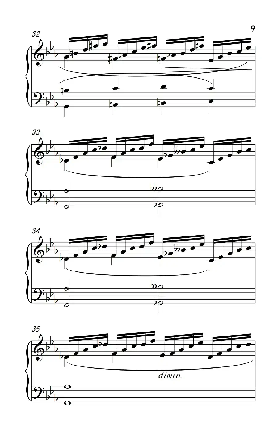 莫什科夫斯基 钢琴练习曲（第十四首）