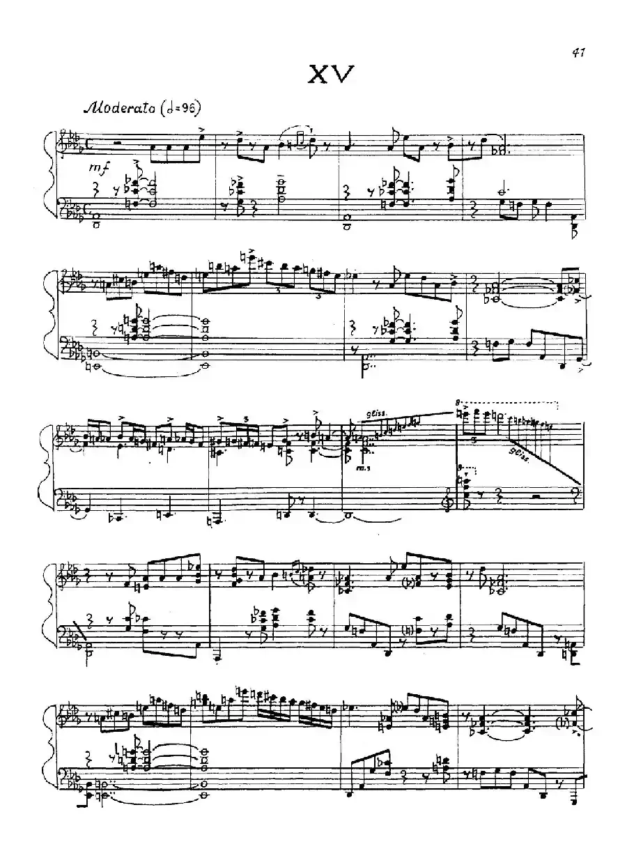 24 Preludes Op.53（24首前奏曲·XV）