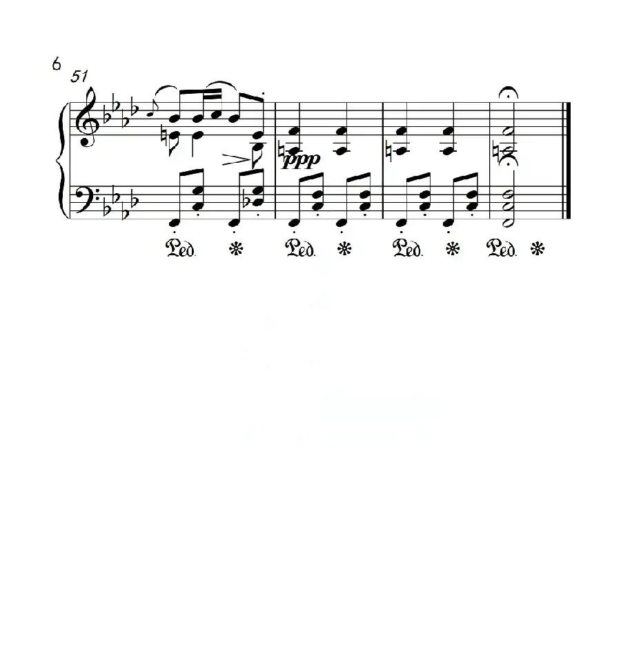 第六级 音乐瞬间（中国音乐学院钢琴考级作品1~6级）