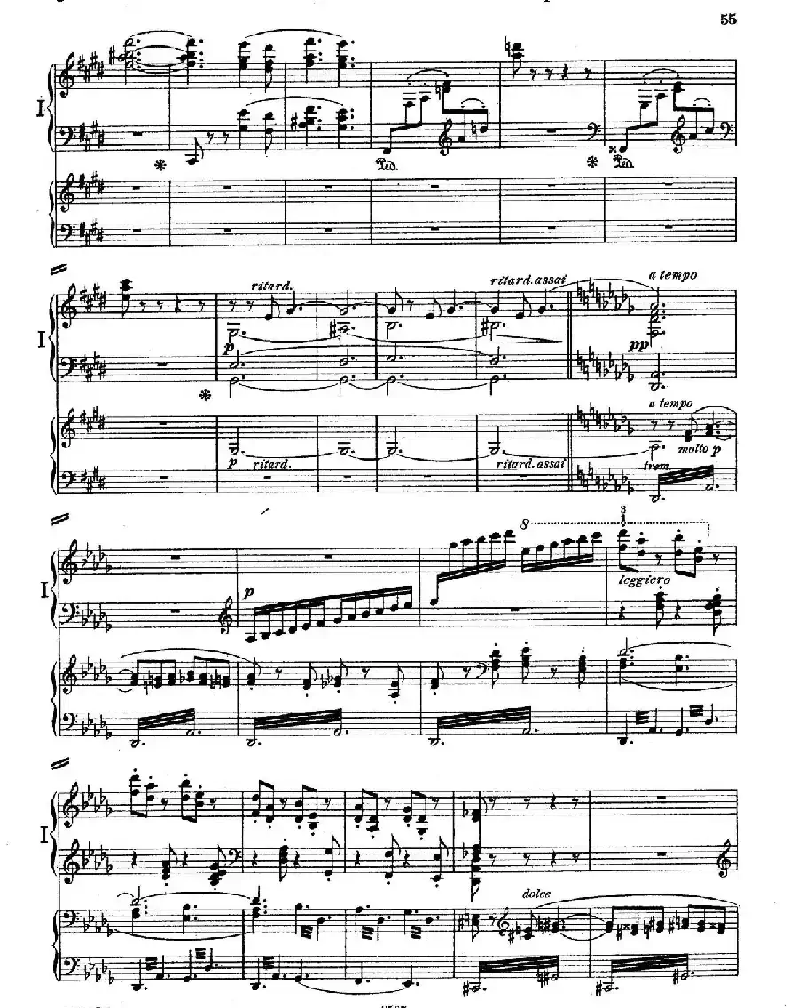 Piano Concerto in E Major Op.59（E大调钢琴协奏曲·双钢琴·第三乐章）