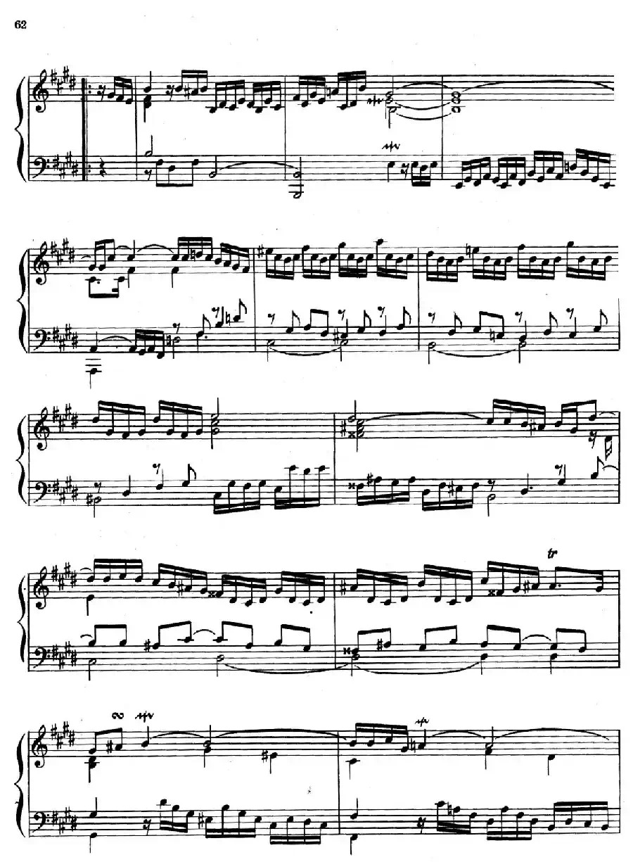Suite No.5 in E Major HWV 430（E大调第五组曲）
