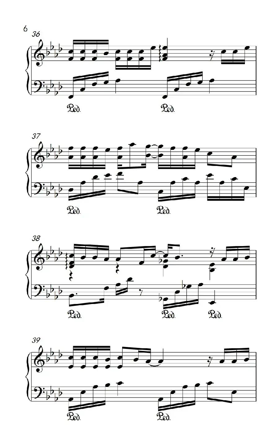 有个爱你的人不容易(《弹吧音教》制谱版)