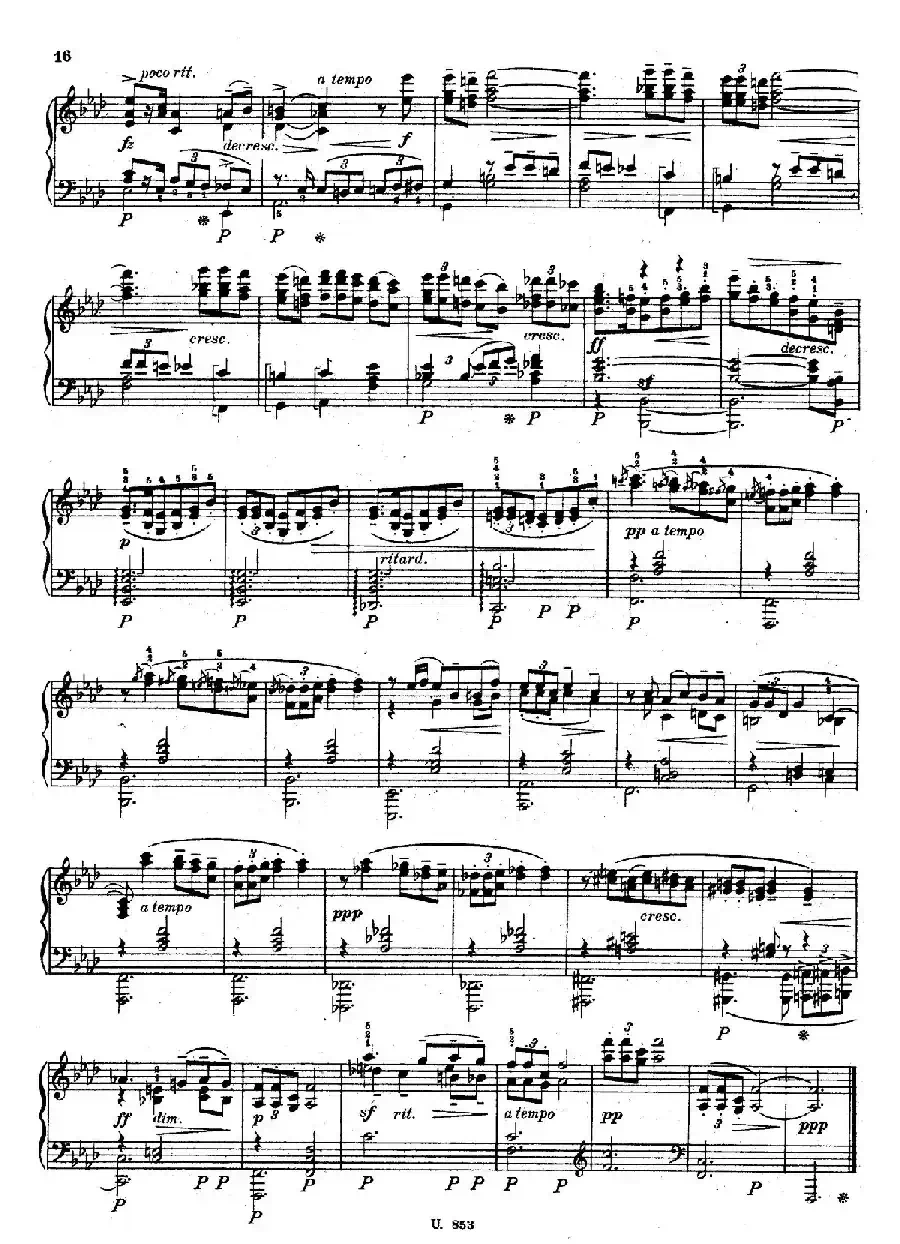 Six Piano Pieces Op.7（6首钢琴小品·Ⅳ）