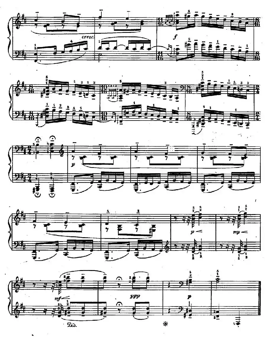 Ten Bagatelles Op.5（10首小品·4. b小调）