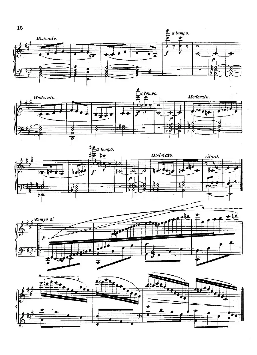 Variations on Yankee Doodle from Miscellenies Op.93（扬基嘟得主题变奏曲）