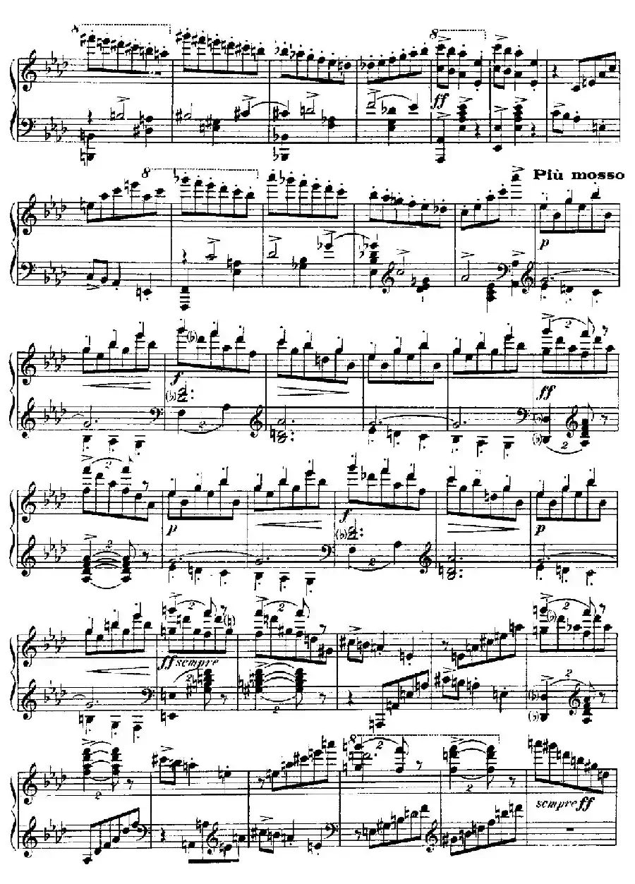 4 Valses Caprice（4首随想圆舞曲）（Op.62 No. 4 in A-flat）