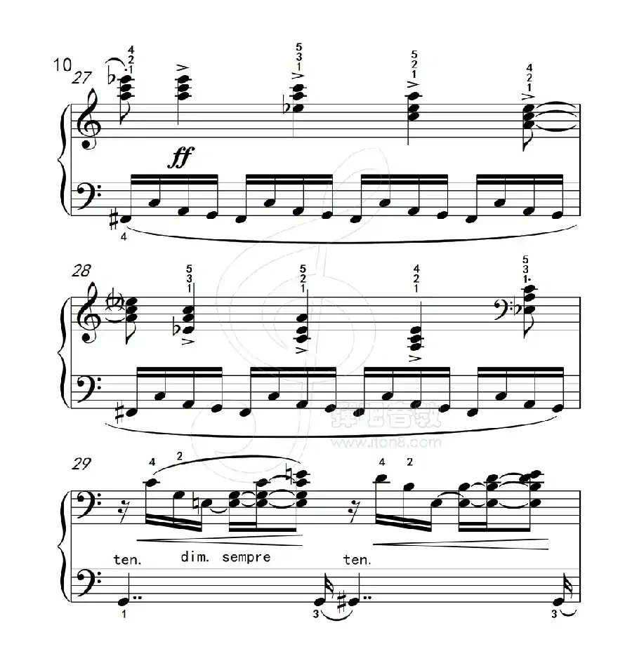 练习曲 10(克拉莫钢琴练习曲60首)