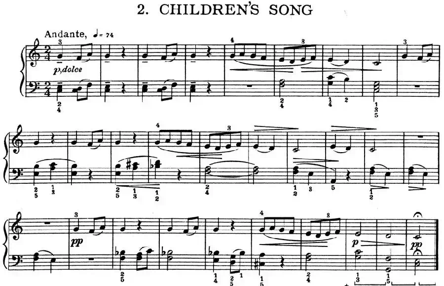 For Children Sz.42（献给孩子们·2）