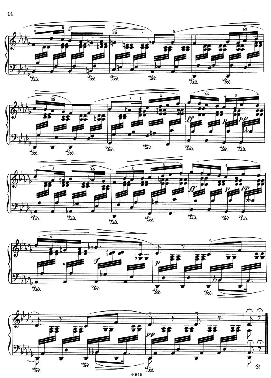 a小调第一组曲 Op.69（4、ARIA）