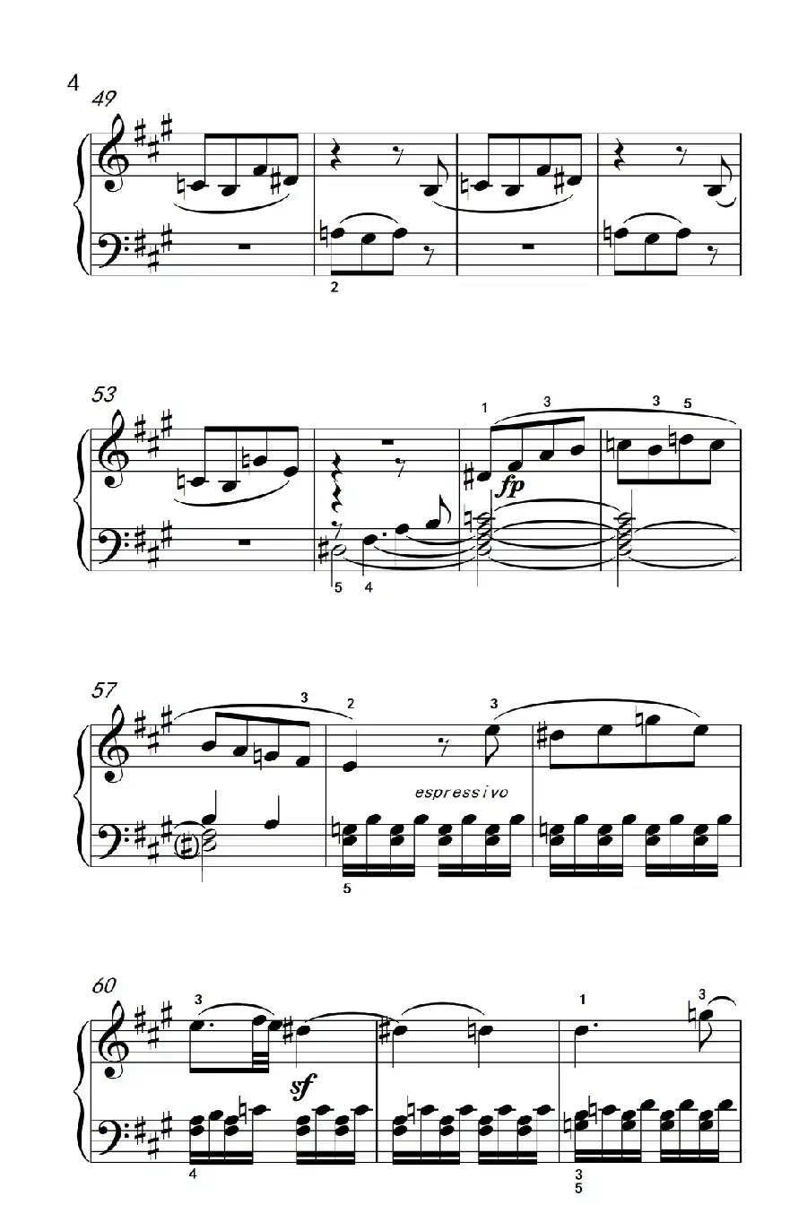 奏鸣曲 Opus 2 Nr.2 第一乐章(贝多芬奏鸣曲集 1)