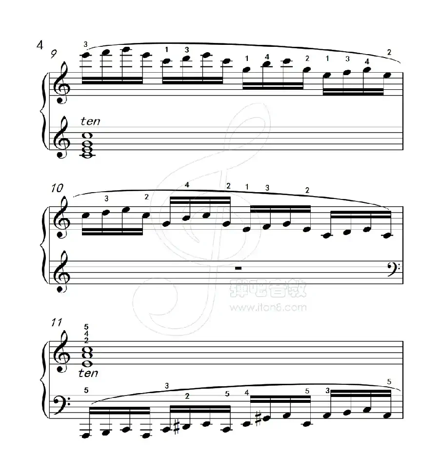 练习曲 10(克拉莫钢琴练习曲60首)