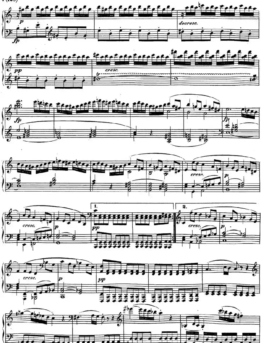 贝多芬钢琴奏鸣曲21 黎明(华尔斯坦) C大调 Op.53 C major