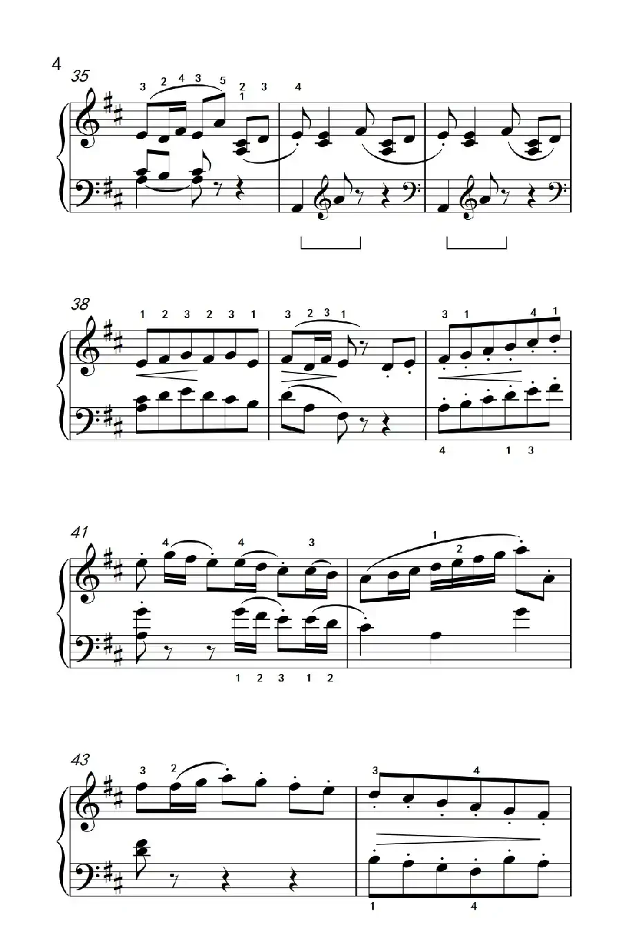 第三级 1.小步舞曲（中央音乐学院 钢琴（业余）考级教程 1-3级）